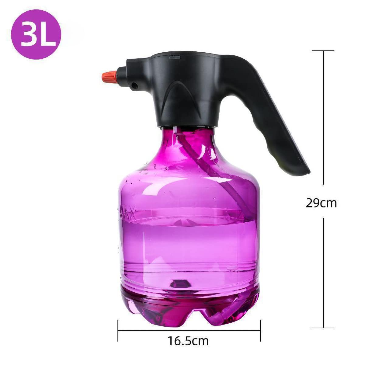 Amazon | 霧吹き スプレー 噴霧器 観葉植物 園芸用 (紫の3L, 電動